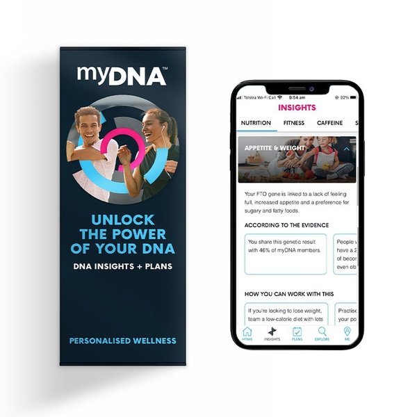 myDNA Personalised Wellness Kit. True Woo